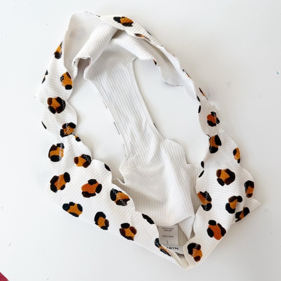 Marysia Leopard Antibes Scalloped-trim Bikini Bottom - Picture 4 of 7